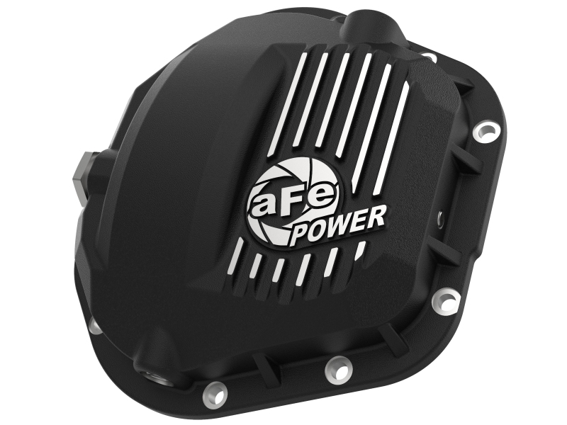 aFe Power Pro Series Dana 60 Front Differential Cover Black w/ Machined Fins 17-20 Ford Trucks (Dana 60) - Image 2
