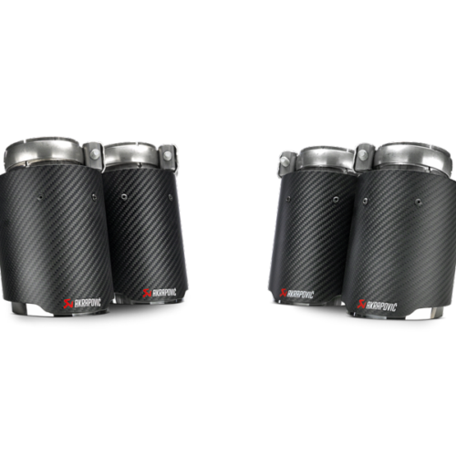 Alternative view of Akrapovic Tail Pipe Set (Carbon) for 14-17 BMW M3/M4 (F80/F82)