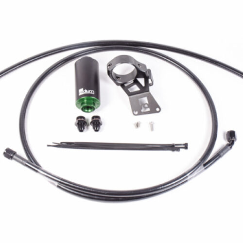Radium Engineering Mitsubishi Evo X Fuel Hanger Feed Kit - Microglass Filter