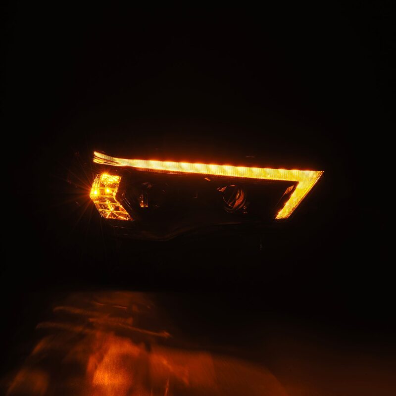 AlphaRex 14-20 Toyota 4Runner PRO-Series LED Proj Headlights Alpha-Black w/Sequential Signal/DRL - Image 4