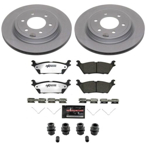 Power Stop 22-25 Ford Bronco Rear Z36 Coated Truck & Tow Brake Kit