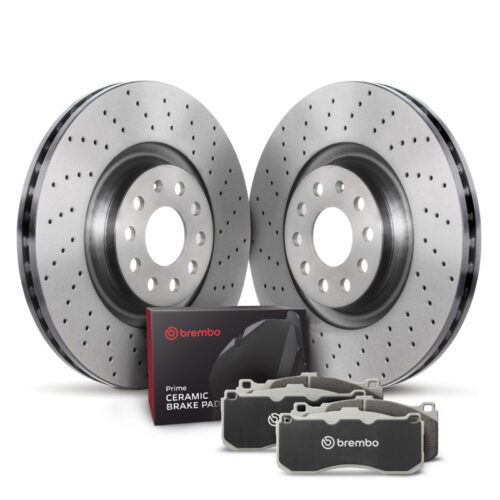 Brembo OE KTX0106 10-11 Audi S4/08-12 S5 Front Disc Brake Kit