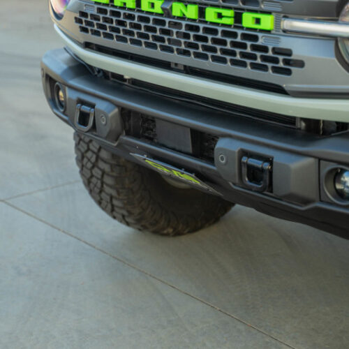 DV8 Offroad 2021 Ford Bronco Capable Bumper Slanted Front License Plate Mount - Image 3