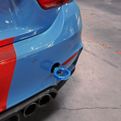 aFe Power Control Rear Tow Hook Blue BMW F-Chassis 2/3/4/M - Image 7