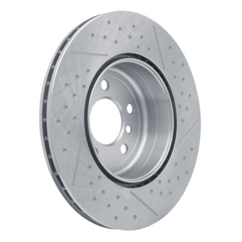 DFC 13-21 BMW 328i Rear Brake Rotor - Dimpled and Slotted - Image 4