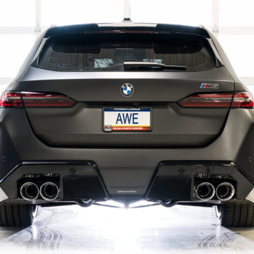 AWE Tuning Touring Edition Cat-Back Exhaust - Chrome Silver Tips for BMW G90/G99 M5 - Image 7