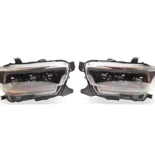 Raxiom for 2016-2023 Toyota Tacoma CXR Series V2 LED Projector Headlights- Black Housing- Clear Lens - Image 3