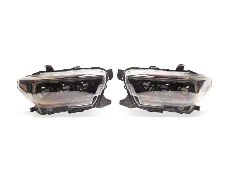 Raxiom for 2016-2023 Toyota Tacoma CXR Series V2 LED Projector Headlights- Black Housing- Clear Lens - Image 3