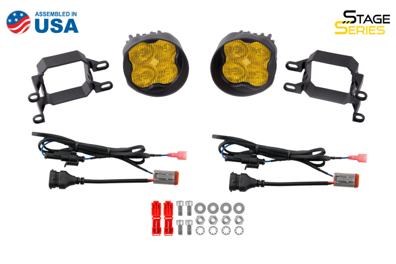 Diode Dynamics SS3 Sport Type B Kit ABL - Yellow SAE Fog - Image 9
