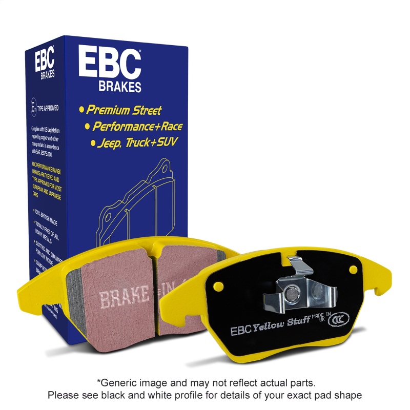 EBC 2022+ Toyota GR Supra 3.0T / 2022+ BMW M240 Coupe Yellowstuff Front Brake Pads - Image 2