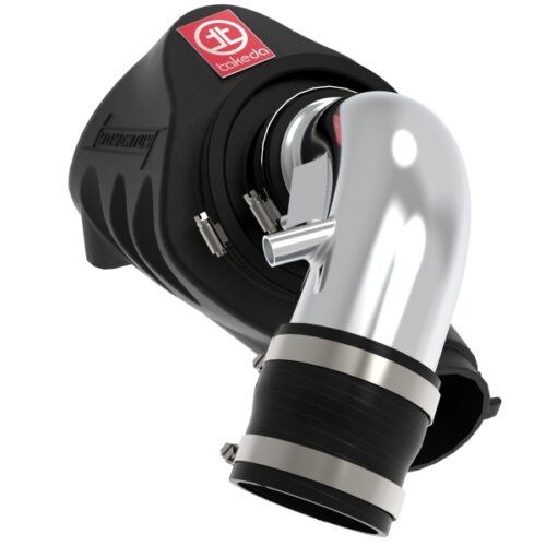 Alternative view of aFe Power Takeda Momentum Sealed Intake System 12 Honda Civic Si 2.4L Stage 2 Pro 5R Polished