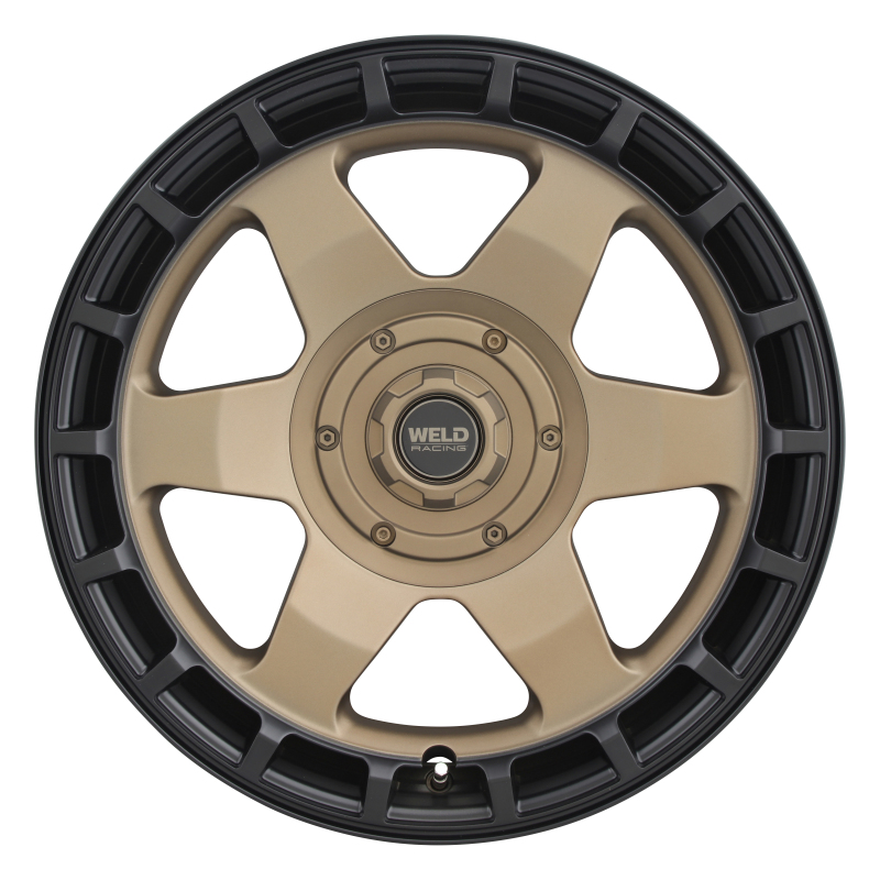 Weld Off-Road Ridge 20x9 - 8x170 BP - ET0 - 125.1mm CB - Satin Bronze Wheel (Black Ring)