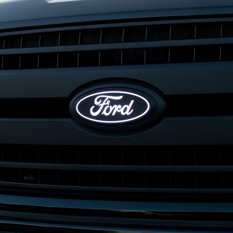 Putco 2023 Ford F-150 Front Luminix Ford LED Emblem - w/Camera CutOut w/o Spray Washer - Image 6