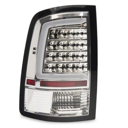 Raxiom for 2009-2018 Dodge RAM 1500 Axial Series LED Tail Lights- Chrome Housing- Clear Lens - Image 4