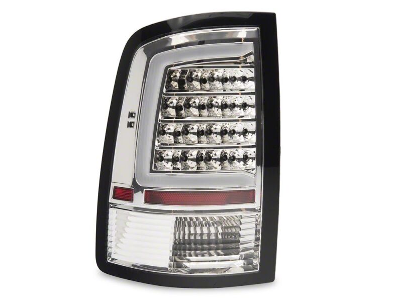 Raxiom for 2009-2018 Dodge RAM 1500 Axial Series LED Tail Lights- Chrome Housing- Clear Lens - Image 4