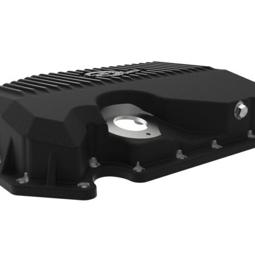 aFe Power 05-19 VW 1.8L/2.0L w/ Oil Sensor Engine Oil Pan Black POWER Street Series w/ Machined Fins - Image 6