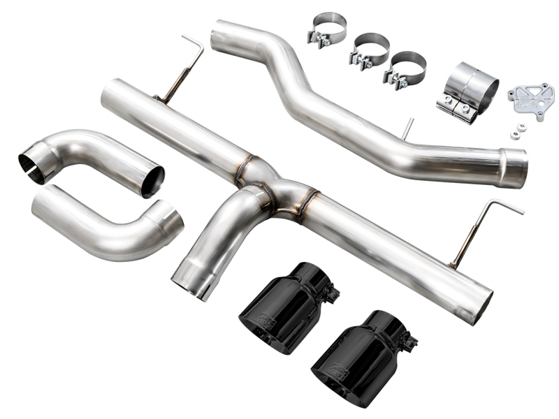 AWE Tuning Track Edition Axle-Back Exhaust - Diamond Black for 19-23 BMW 330i / 21-23 BMW 430i Base G2X - Image 6