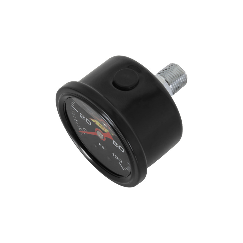 AEM 0-100 PSI Liquid Filled Mechanical Pressure Gauge - 1/8 NPT - Image 4