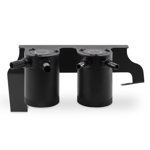 Mishimoto Baffled Oil Catch Can Kit - Black for 2016+ Chevrolet Camaro 2.0T - Image 5