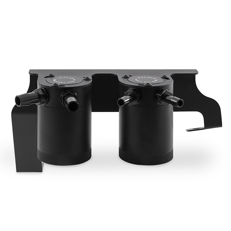Mishimoto Baffled Oil Catch Can Kit - Black for 2016+ Chevrolet Camaro 2.0T - Image 5