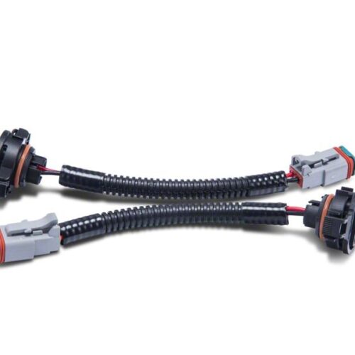 Raxiom for 2010-2018 Jeep Wrangler JK Axial Series H16 to Deutsch Fog Light Wire Harness Adapter Set - Image 3
