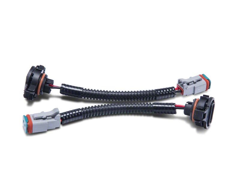 Raxiom for 2010-2018 Jeep Wrangler JK Axial Series H16 to Deutsch Fog Light Wire Harness Adapter Set - Image 3
