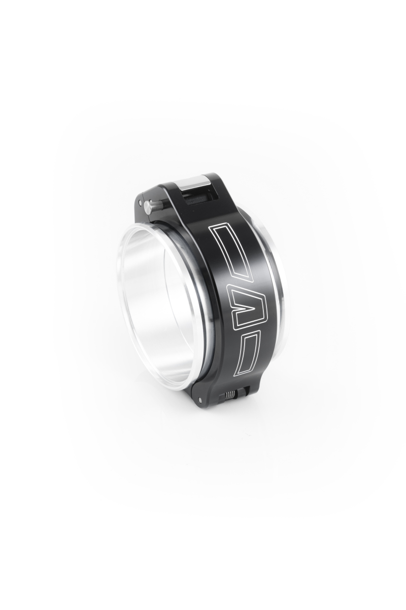 Vibrant 4in O.D. Aluminized HD 2.0 Clamp Assembly - Anodized Black - Image 3