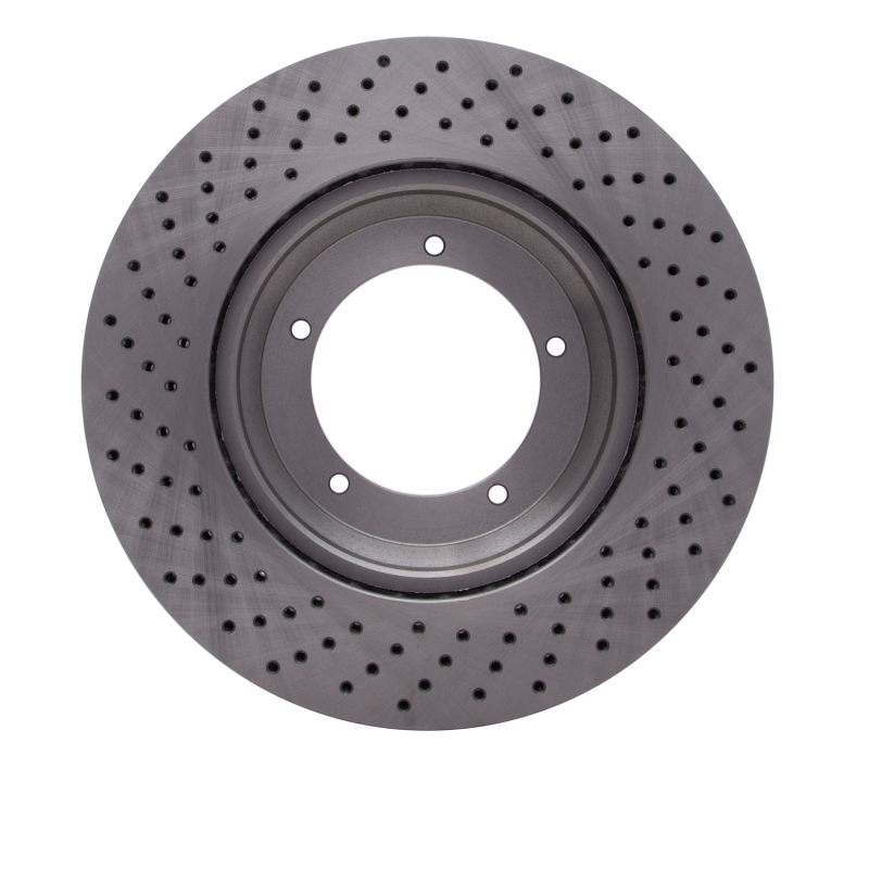 DFC 82-89 Porsche 911 Right Front Drilled Brake Rotor - Image 4