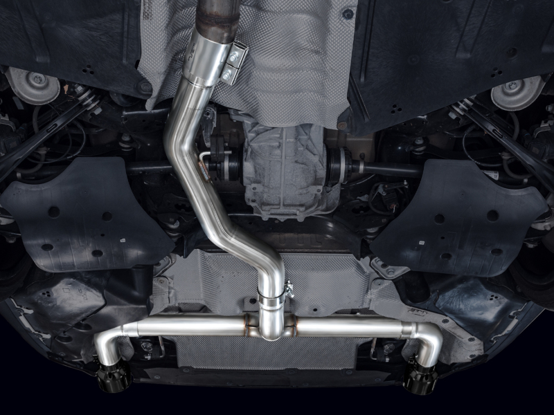 AWE Tuning Track Edition Axle-Back Exhaust - Diamond Black for 19-23 BMW 330i / 21-23 BMW 430i Base G2X - Image 10