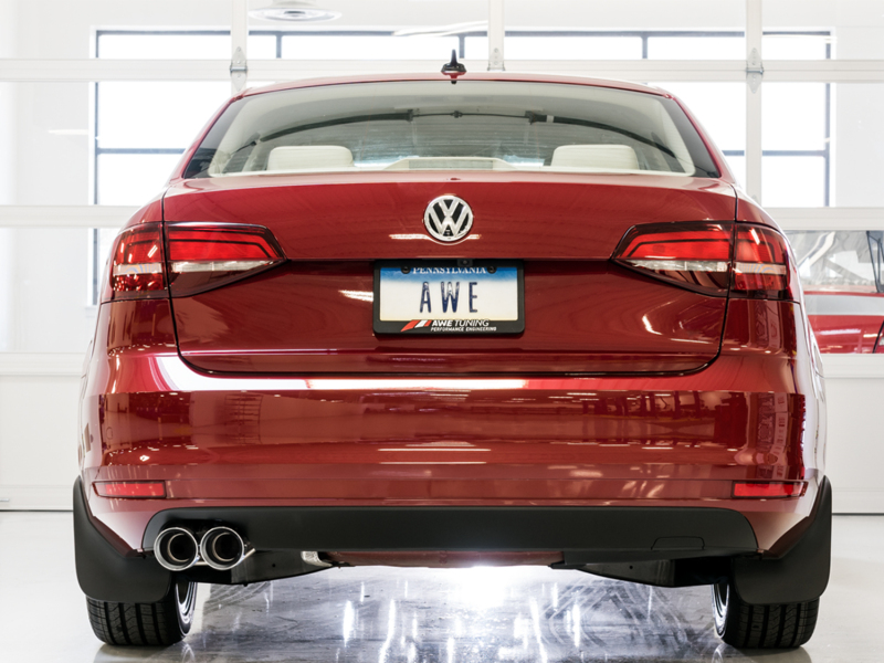 AWE Tuning Track Edition Exhaust - Chrome Silver Tips for 09-14 Volkswagen Jetta Mk6 1.4T - Image 3