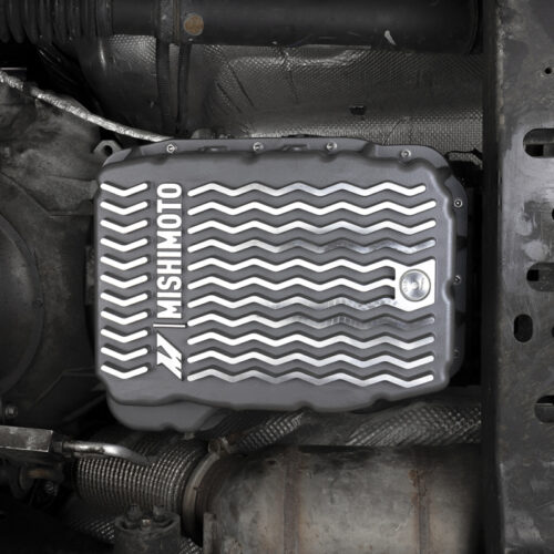 Alternative view of Mishimoto 68RFE Cast Transmission Pan - GR for 2007.5+ Ram 2500/3500 6.7L Cummins