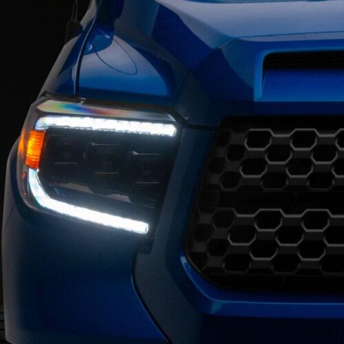 Raxiom for 2014-2021 Toyota Tundra CXR Series LED Headlights- Black Housing- Clear Lens - Image 3