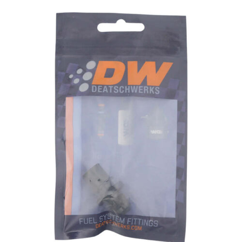 Alternative view of DeatschWerks 6AN Male Flare to Toyota Module Quick Connect - Anodized Matte Black