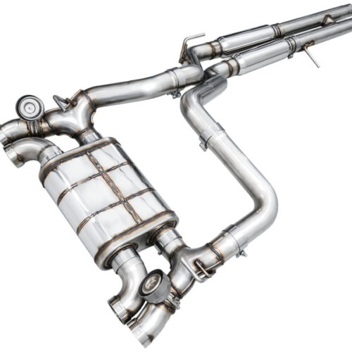 AWE Tuning Switchpath Cat-Back Exhaust- Quad BashGuards for 21+ Wrangler 392