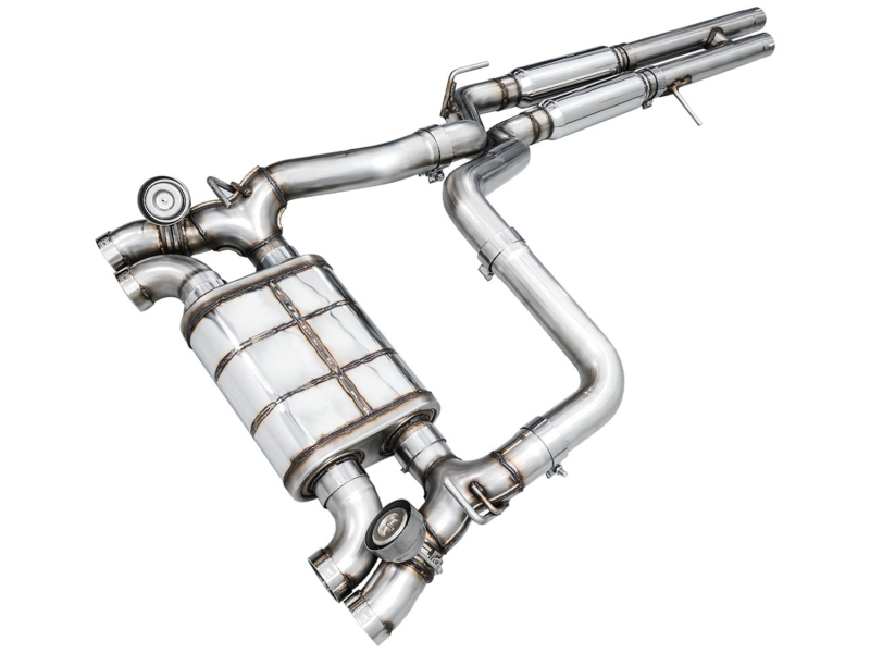 AWE Tuning Switchpath Cat-Back Exhaust- Quad BashGuards for 21+ Wrangler 392