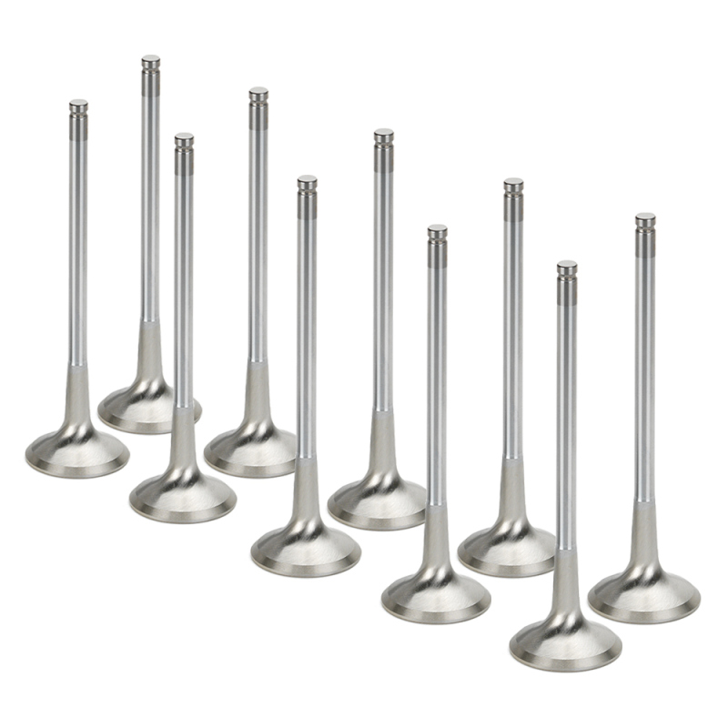 Supertech VWEVI-1034F-10 VW 1.8L/2.0L 16V 28.x6.96x98.20mm Flat Inconel Exhaust Valve - Set of 10