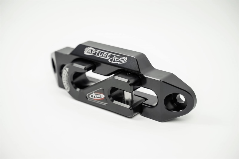 Addictive Desert Designs 1-5/16in Winch Fairlead Plate w/ Recessed Round End Hook - Black - Image 4
