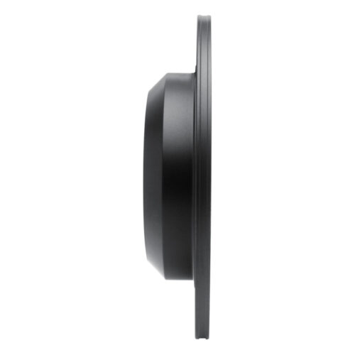 R1 Concepts for 18-23 Genesis G70 Rear Left Drilled & Slotted Black Brake Rotor - Image 3
