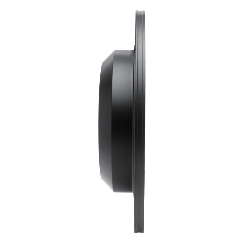 R1 Concepts for 18-23 Genesis G70 Rear Left Drilled & Slotted Black Brake Rotor - Image 3