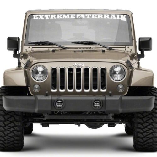 Raxiom for 2007-2018 Jeep Wrangler JK Axial Series 4-In LED Fog Lights w/ Halo - Image 8