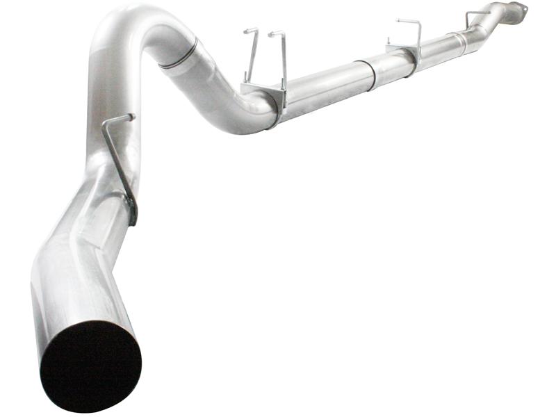 aFe Power Atlas Exhausts Mufflers Al Steel EXH Muffler 4 ID In/Out 8 Dia x 12L AL - Image 2