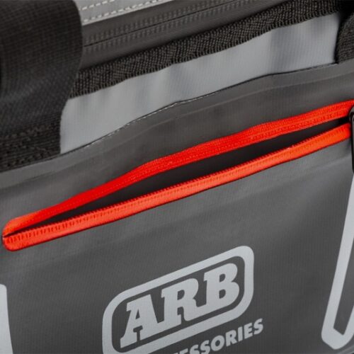ARB Cooler Bag Charcoal w/ Red Highlights 15in L x 11in W x 9in H Holds 22 Cans - Image 5
