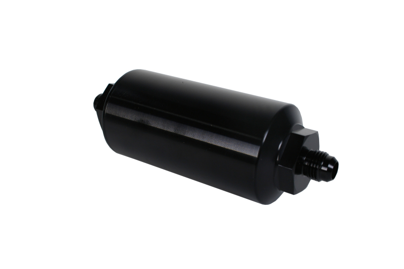 Aeromotive In-Line Filter - (AN-6 Male) 40 Micron Stainless Mesh Element Bright Dip Black Finish - Image 2