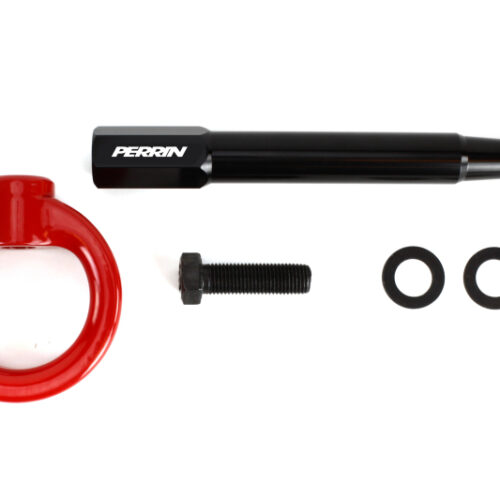 Alternative view of PERRIN 25-26 Subaru Forester (Base/Ltd-Prem-Sport-Touring Incl. Hybrid/Wldrns) FR Tow Hook Kit - Red