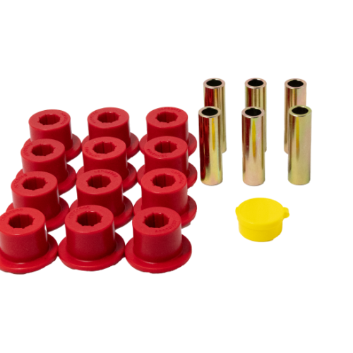 Energy Suspension 8.2118R 00-06 Toyota Tundra Leaf Spring Bushing Set - Red