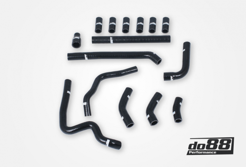 do88 02-04 Audi RS6 4.2L BiTurbo (C5) Crankcase Vent Hoses - Black