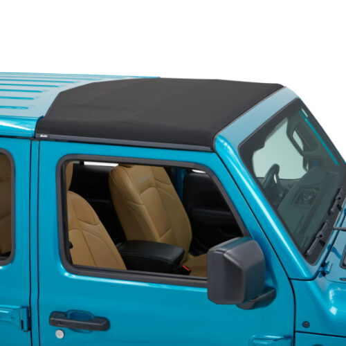 Bestop 20-26 Jeep Gladiator / 18-26 Wrangler JL Sunrider For Hardtop (Premium Black Twill) - Image 4
