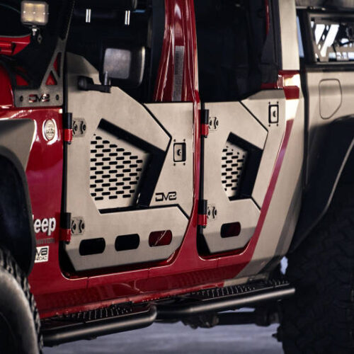 DV8 Offroad 18-22 Jeep Wrangler JL/JT Spec Series Half Doors - Front Set - Image 8
