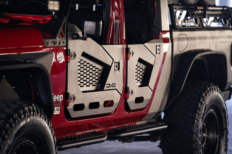 DV8 Offroad 18-22 Jeep Wrangler JL/JT Spec Series Half Doors - Front Set - Image 8