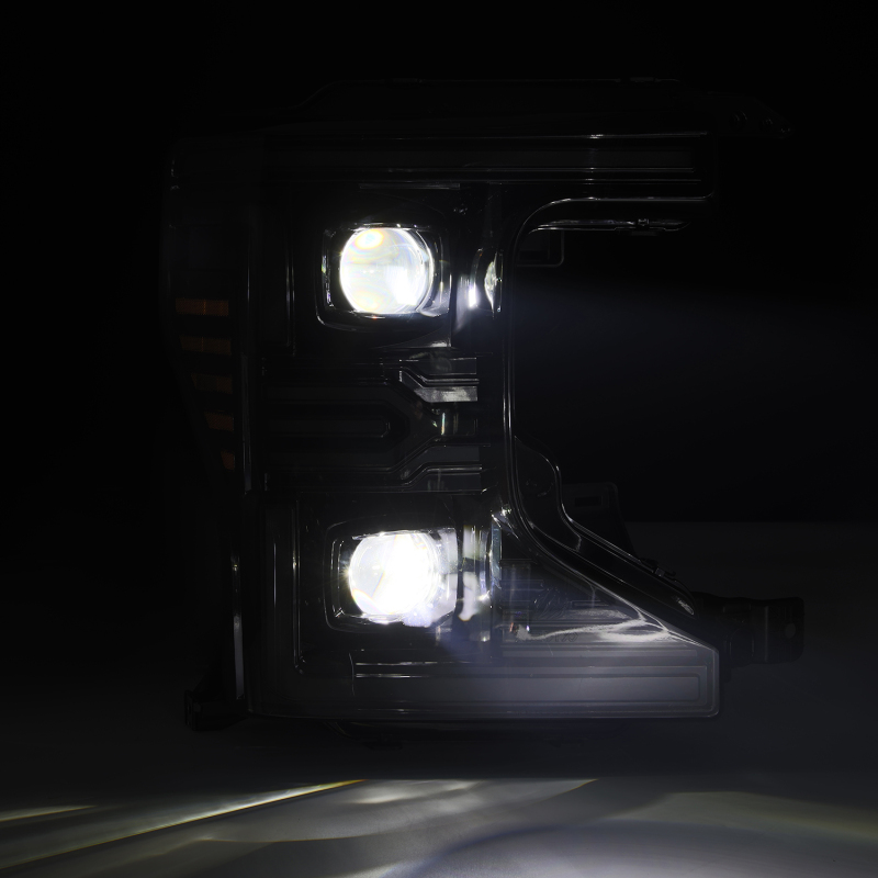 AlphaRex 20-22 Ford F-250/350/450 SD LUXX-Series LED Proj Headlights Alpha-Bk w/Acv Light SS & SBDRL - Image 6